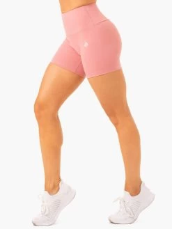 Vital Mid Length Scrunch Shorts - Blush Pink