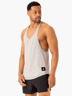 Vital Stringer T-Back - Grey Marl -Ryderwear vital stringer t back grey marl clothing ryderwear 529025 1080x