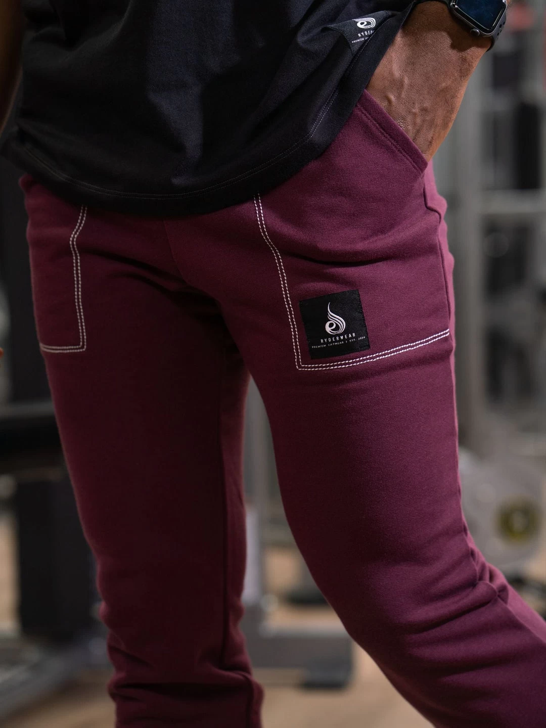 Vital Track Pant - Plum 1 Vital Track Pant - Plum