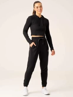 Women's Waffle Lounge Pants - Black 11 Women's Waffle Lounge Pants - Black -Ryderwear womens waffle lounge pants black clothing ryderwear 109413 1080x