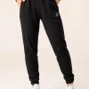 Women's Waffle Lounge Pants - Black